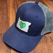 Heart in Oregon Trucker Hat | Snapback Cap
