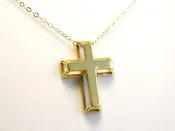 3D Framed Cross Pendant