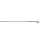 10K Rose Gold .45mm Classic Box 16 Chain with Spring Ring