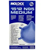Moldex Respirator N95 Mask 1512N95 with Dura Mesh, Pack of 20