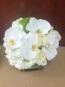 ALL WHITE SQUARE CUBE