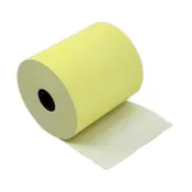 Bond Paper, Canary, 3" x 165', 50 rolls/case