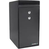 0 27 Cu Ft Dual Key Depository Safe - Black
