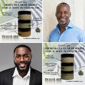 Masculine Travel Size Trios - Muri Series Hair & Body Buttercreams
