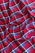 BETTY PLAID - Red Tablecloth