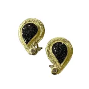 Black Diamond Teardrops — Hughes Bosca