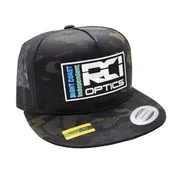 6006MCF ICON FLAT BILL MULTI CAMO / MESH SNAP BACK