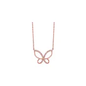 10Kt Rose Gold Diamond 1/10Ctw Pendant