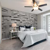 Wall mural Abstract composition of varying shapes