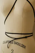S C O U T ann demeulemeester black suede wrap belt