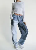 RCYCLD Eco-Denim Pieced Pant