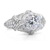 Antique Reproduction Solitaire Diamond Ring