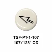 107/128″ OD Ceramic Index Button – Arrow