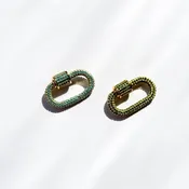 Green and Blue Clasps