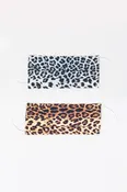 2 PACK Leopard Mix Print Mask