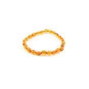 Cognac Amber Stretch Bracelet