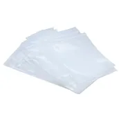 100 Pack 4" x 6" Resealable 4Mil Plastic Small Clear Poly Storage Bags