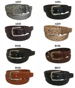 144 Exotic Leather Belts