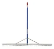 48" Landscape Rake, 66" Aluminum Handle