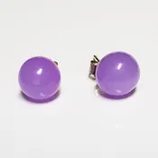 Purple earrings