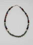 16" Green Turquoise Necklace by Tommy Singer