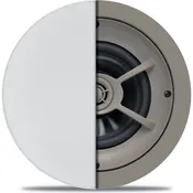 Ceiling speaker with 6-1/2″ Graphite woofer, 1″ Pivoting Aluminum Tweeter and Tone Switches