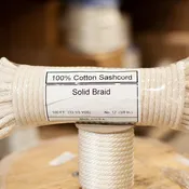 #12 Solid Braid Polished Cotton Sash Cord