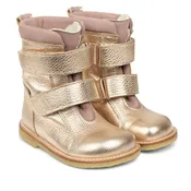 angulus platino tex boot with velcro straps copper/rose