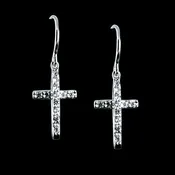 Cross and Fish Earring, Cross Earring