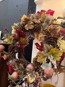 24" Fall Pomegranate Wreath