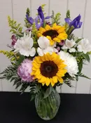 A Little Sunshine — Maria's Uncorked Wine Tasting Room & Florist - Marshall Flower Delivery - Wine Bar