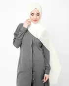 Bit of White Georgette Hijab