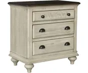 2336-0490-L COTTAGE CREEK Brockton 3-Drawer Nightstand