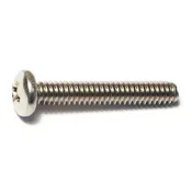 10-24 X 1-1/4 Stainless Steel Phillips Pan Head Machine Screws - 18-8 Coarse Thread