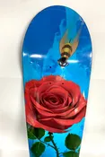 FLIP MOUNTAIN FLOWER POWER SKATE DECK-8.75x31.88 BLUE
