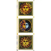 3 Suns (three stickers) – Window Sticker / Decal