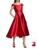 Amsale Mikado satin a-line dress size 0 NWOT