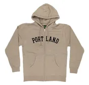 City Stitch Zip Hoodie | Sand
