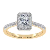 10K 0.51CT Lab Grown Promise Ring