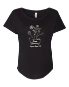 Flower Pot Women's Tee - Black