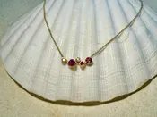 AA Ruby & Diamond 18k/14k Necklace
