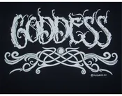 Goddess Wiccan Pagan T-Shirt White Ink