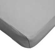 American Baby Co. Knitted Jersey 100% Cotton Crib Sheet - Gray