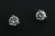 14k white gold Diamond Studs 0.97 carats by Stark Jewelers — Stark Jewelers