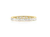 0.81ct French Cut Baguette Diamond Eloise Eternity Ring