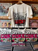 Lucky We Buy Coke Tee — Lucky Records Miami