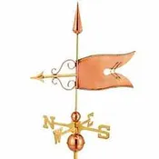 BANNER WEATHERVANE (POLISHED)