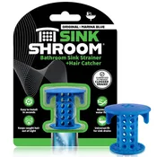 SinkShroom® (Blue) The Hair Catcher That Prevents Clogged Bathroom Sink Drains