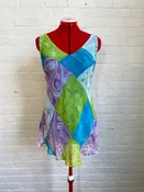 handkerchief lace back top (XL)