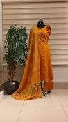 Readymade churidar set Mirror work